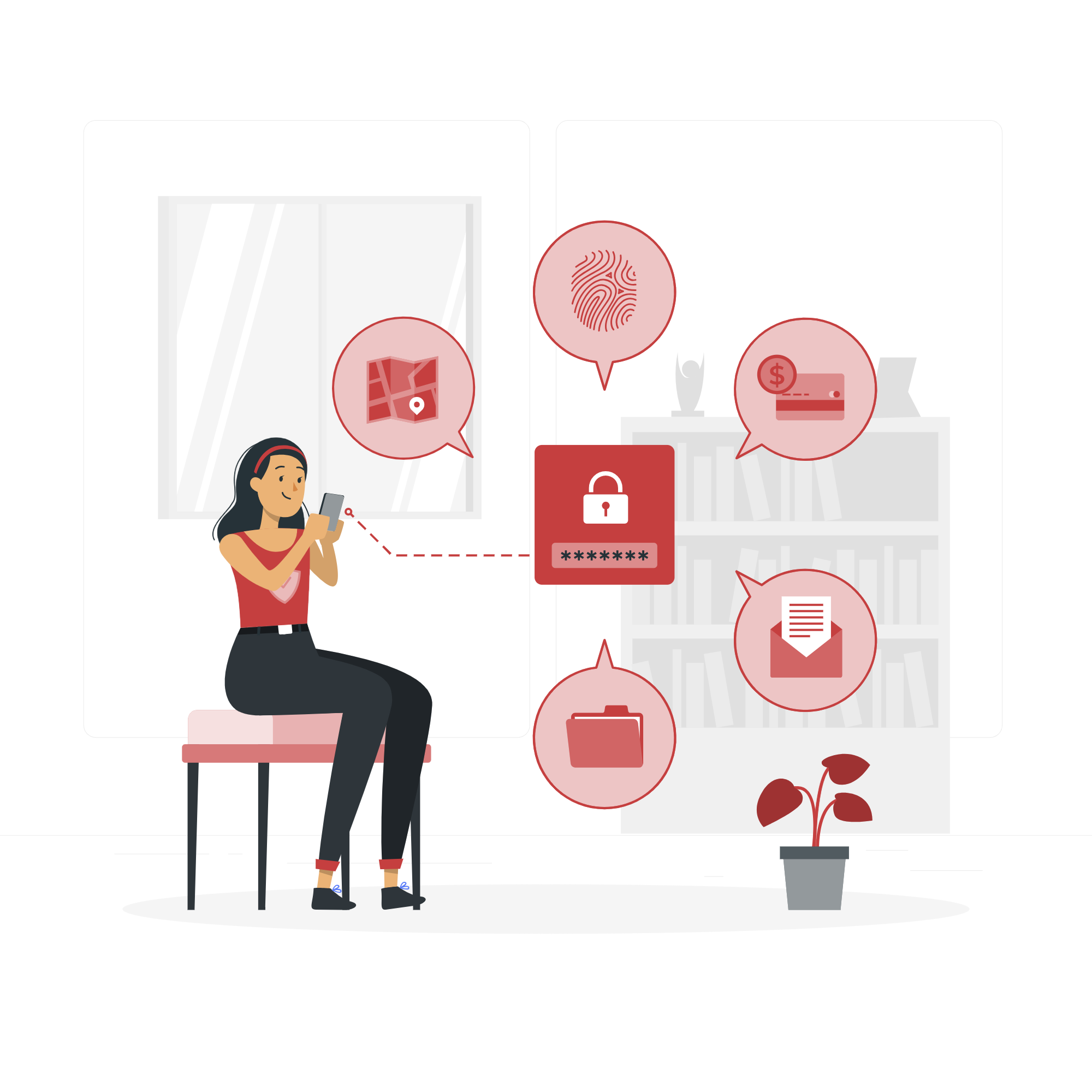 Data Security Ecosystem Illustration